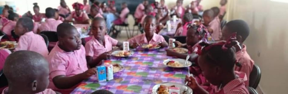 Inauguración de Comedor Escolar en Balán, Haití